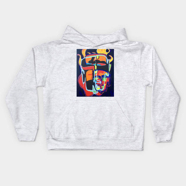 Love, lust, and the scene of a crime by Jon Stucky Kids Hoodie by Stuckyart